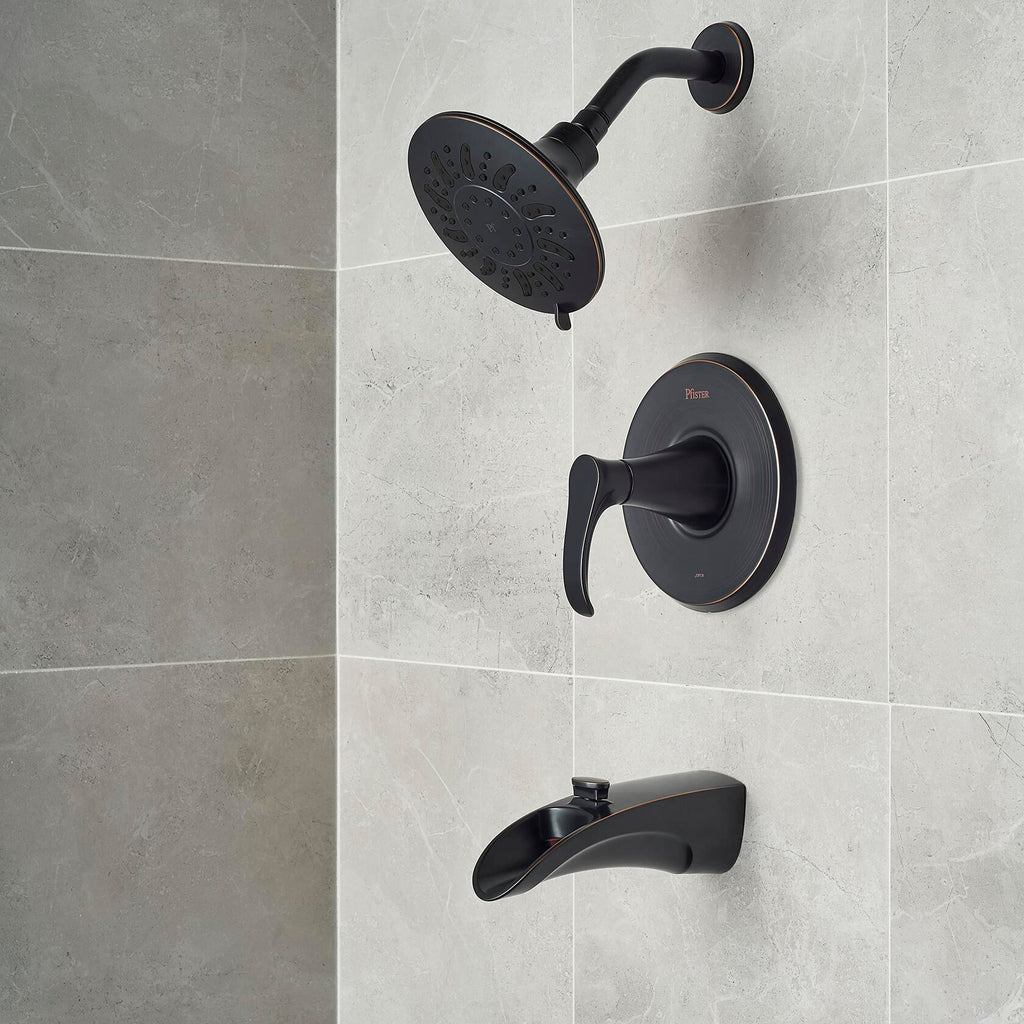 Pfister Brea Tub & Shower Trim Kit 1-Handle Tuscan Bronze 8P8WS2BRSY