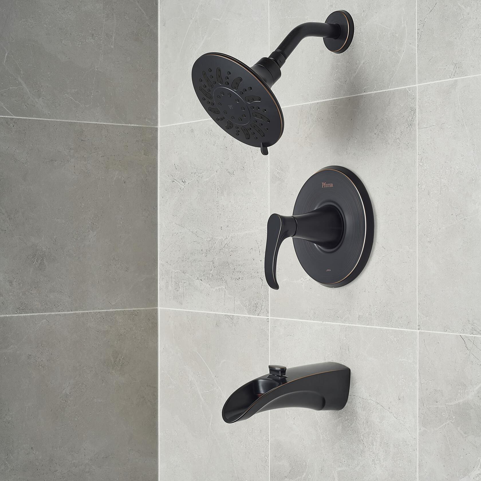 Pfister Brea Tub & Shower Trim Kit 1-Handle Tuscan Bronze 8P8WS2BRSY