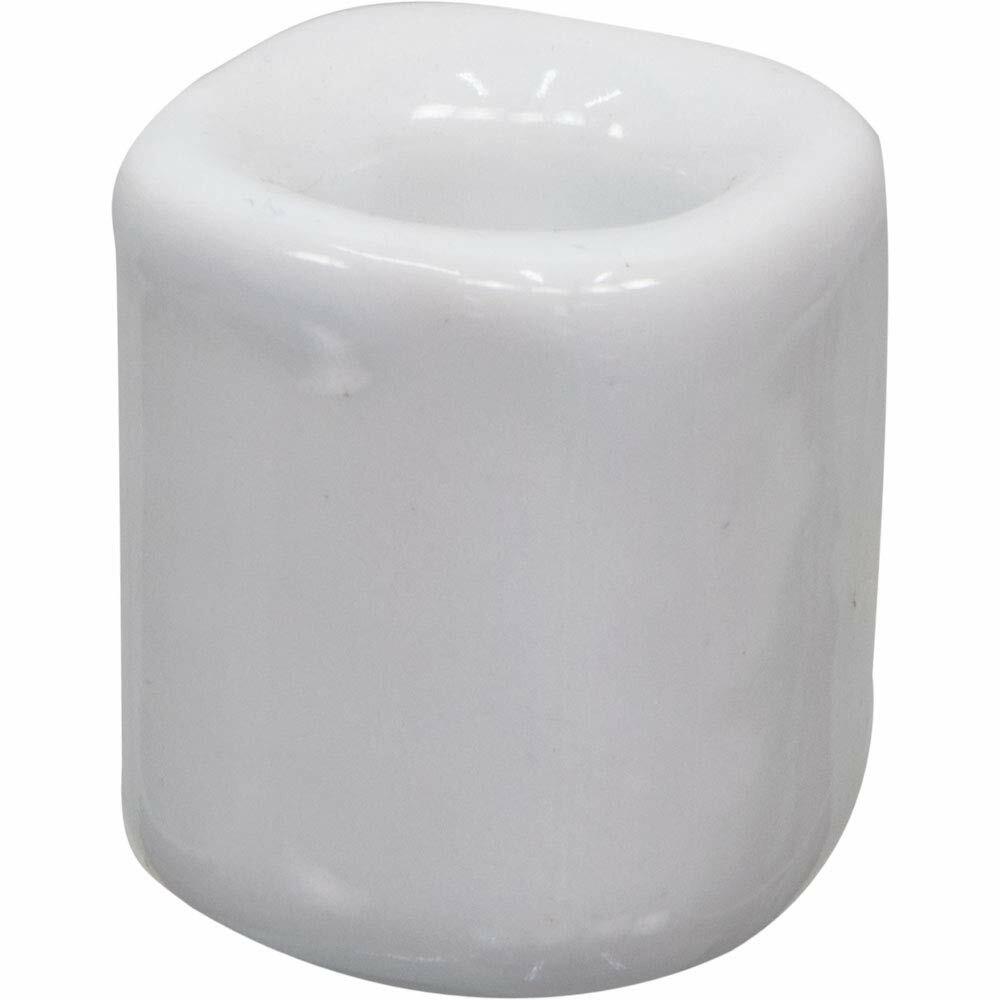 Kheops Ceramic Chime Ritual Spell Candle Holders White 5 pcs