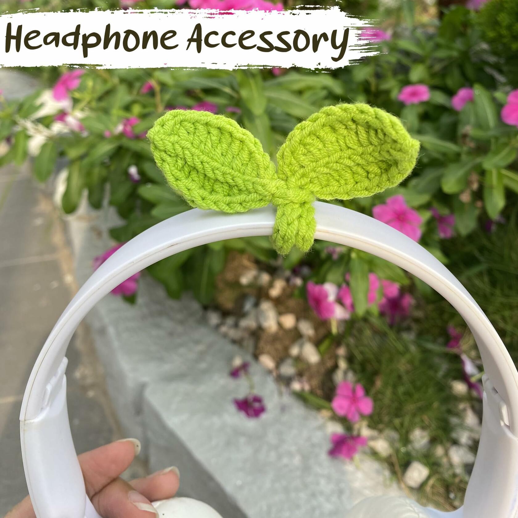 PIDELIGHT Handmade Knitted Crochet Leaf Sprout Multi-Functional Accessory