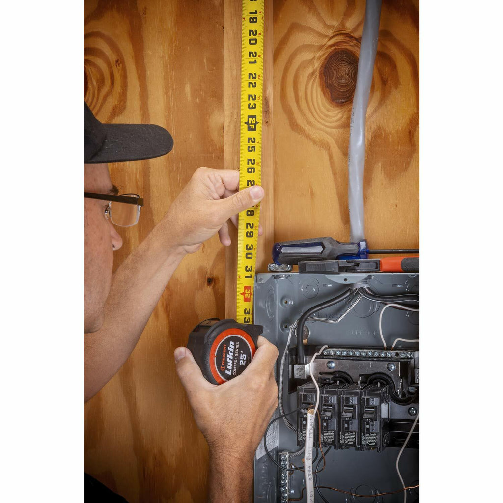 Crescent Lufkin 1-3/16 x 25' Command Control Series Yellow Clad Tape Measure