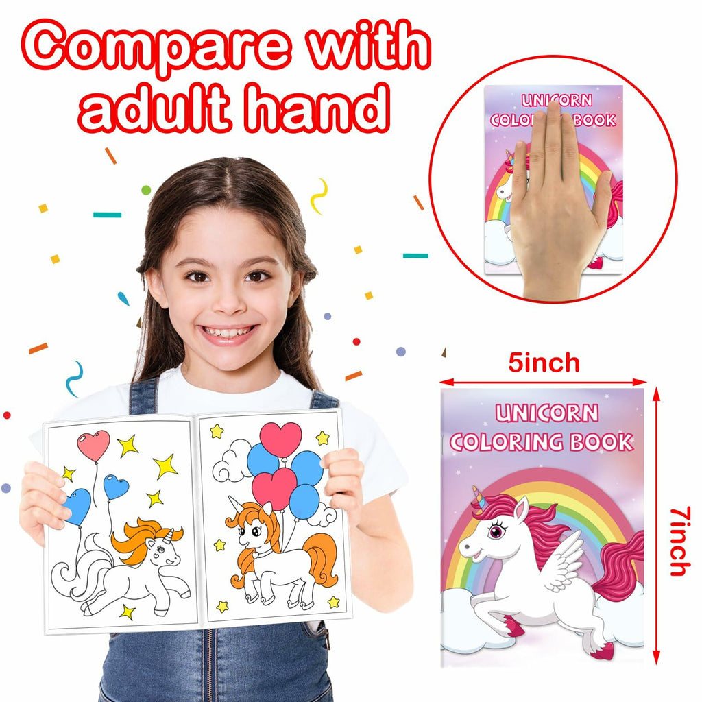 Glkuii 26Pack Small Kids Coloring Books Ages 2-12 Unicorn Dinosaur Animals