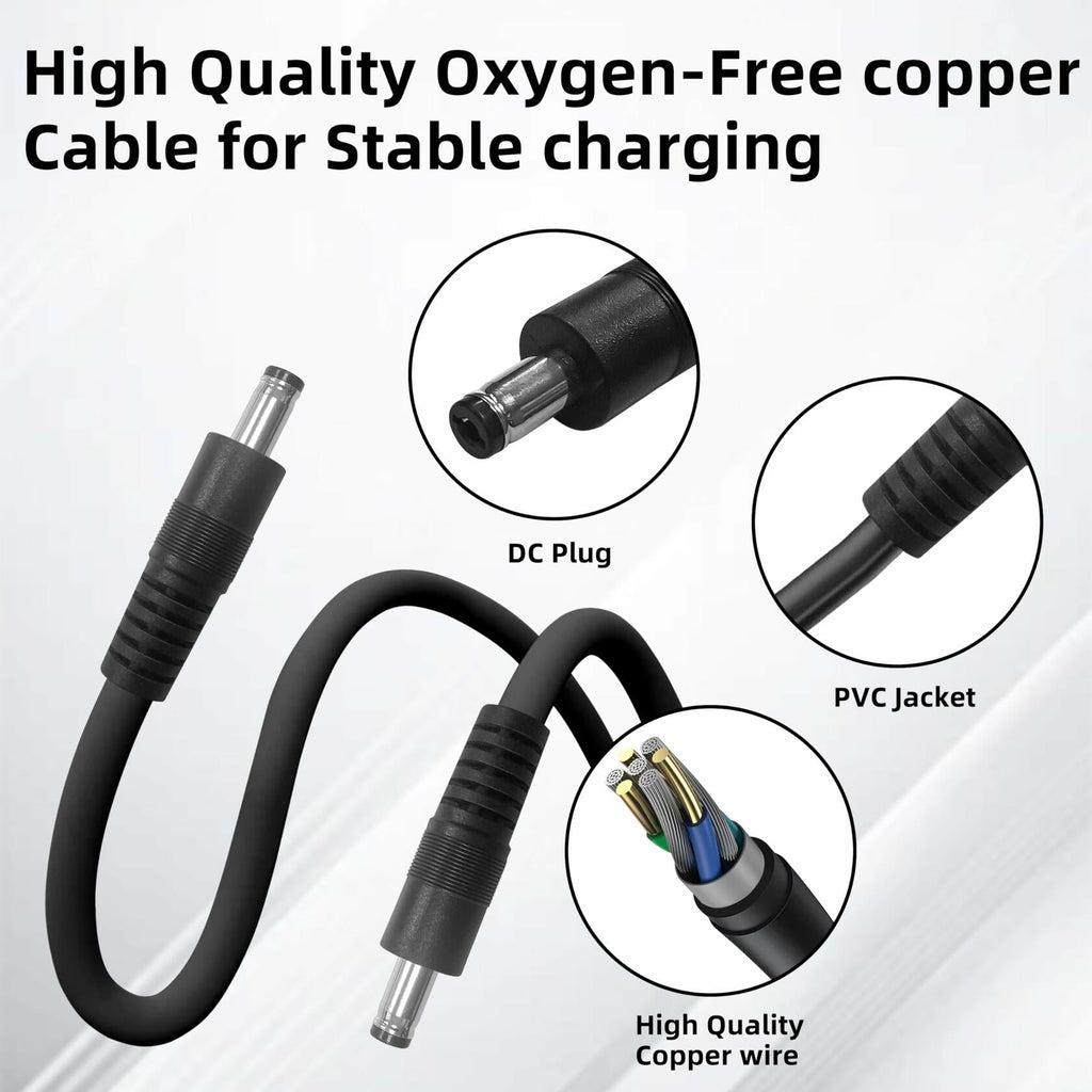 RBSKTECH DC5521 Power Extension Cable for Starlink Mini 10M Black