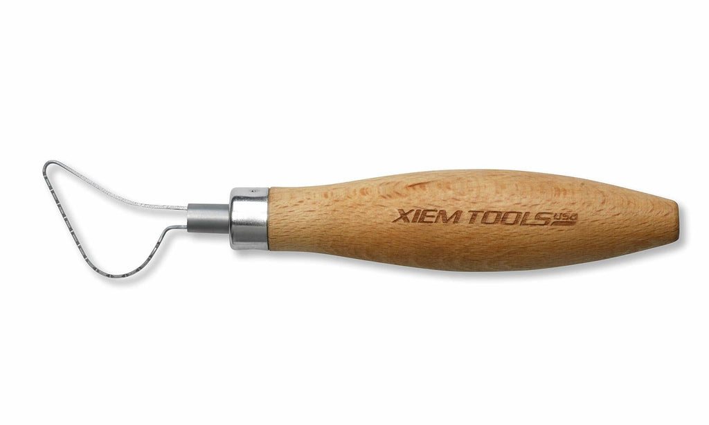 Xiem Tools USA Clay Rake Tool for Pottery Ceramics Medium Belly Rake
