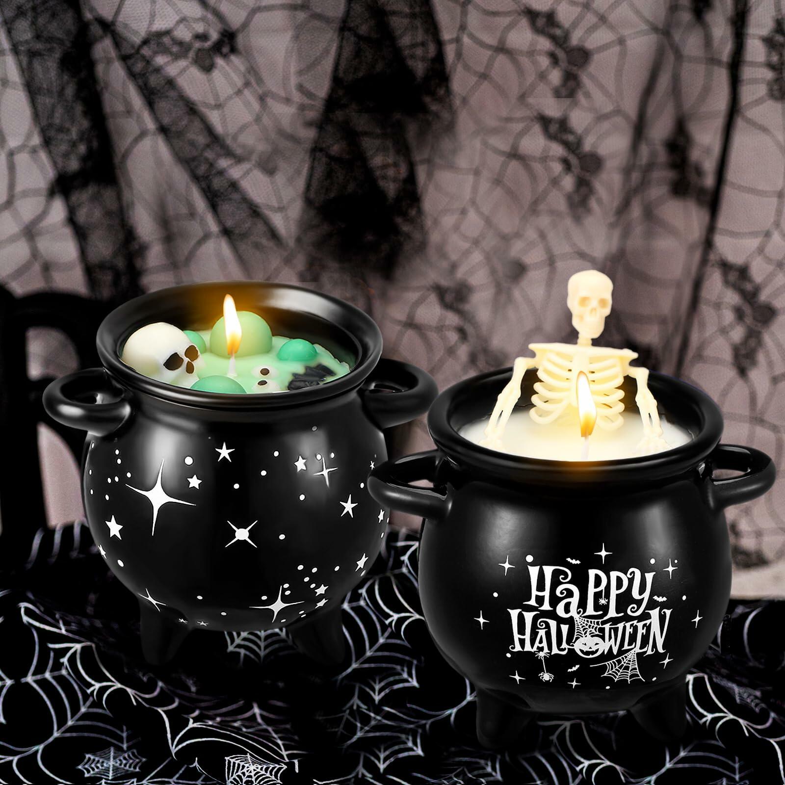 Conelist Halloween Skeleton Skull Candle Set - Thumbnail 2