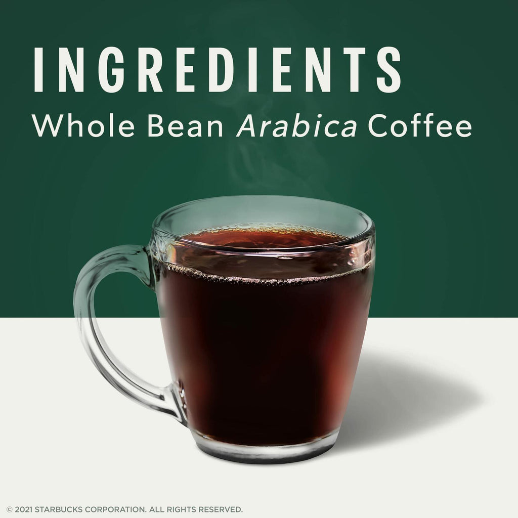 BestBy11/25 Starbucks Pike Place Medium Roast Whole Bean Coffee 18oz