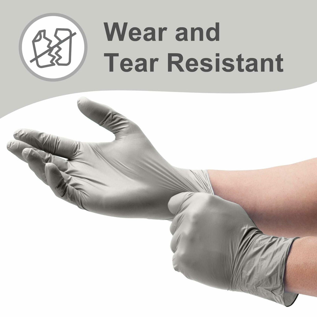 WECARE Chrome Disposable Nitrile Gloves 200 Pack Blue Medium