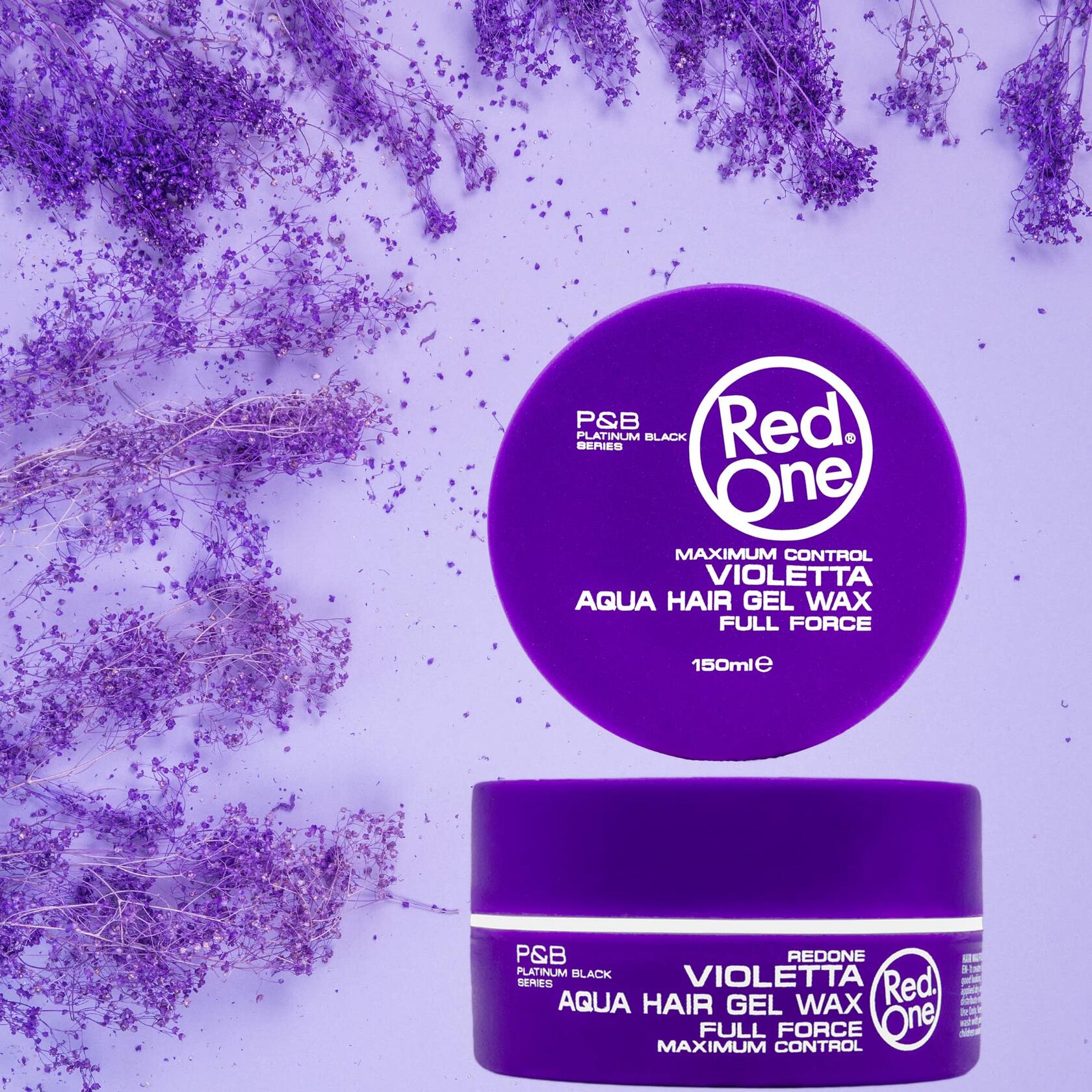 Redone Red One Aqua Hair Wax Black 150ml Hair Gel Wax Full Force