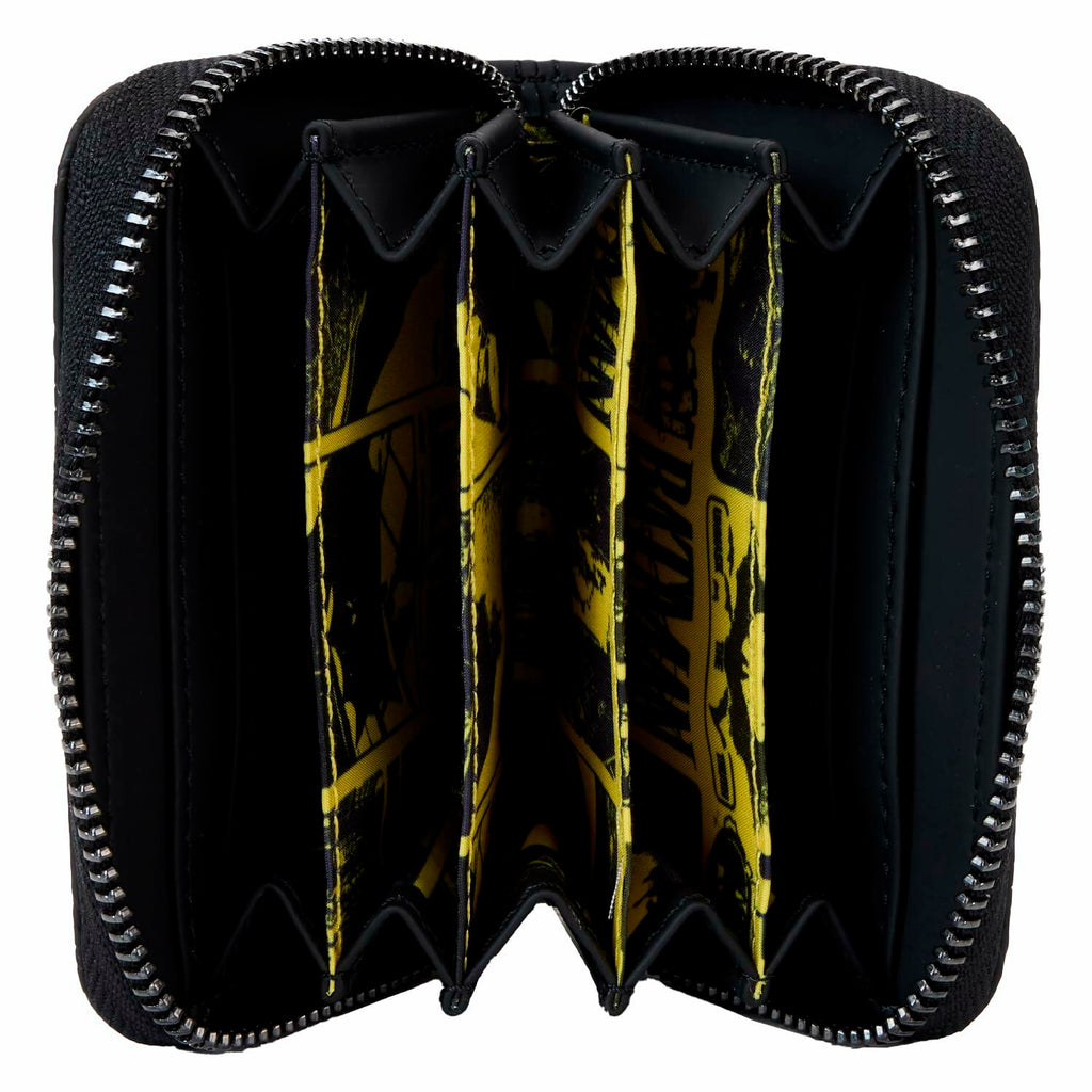 Loungefly Batman 85th Anniversary Organizer Accordion Faux Leather Black