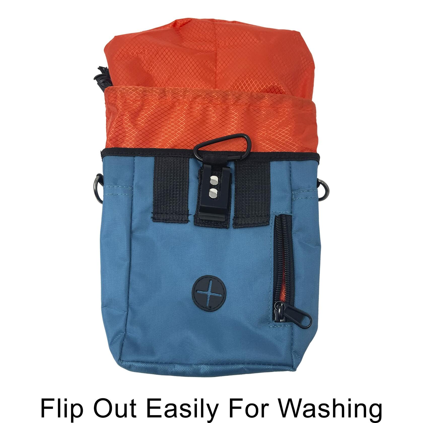 Jalousie Dog Training Pouch with Clicker & Water Bowl 5 Ways to Wear Grey