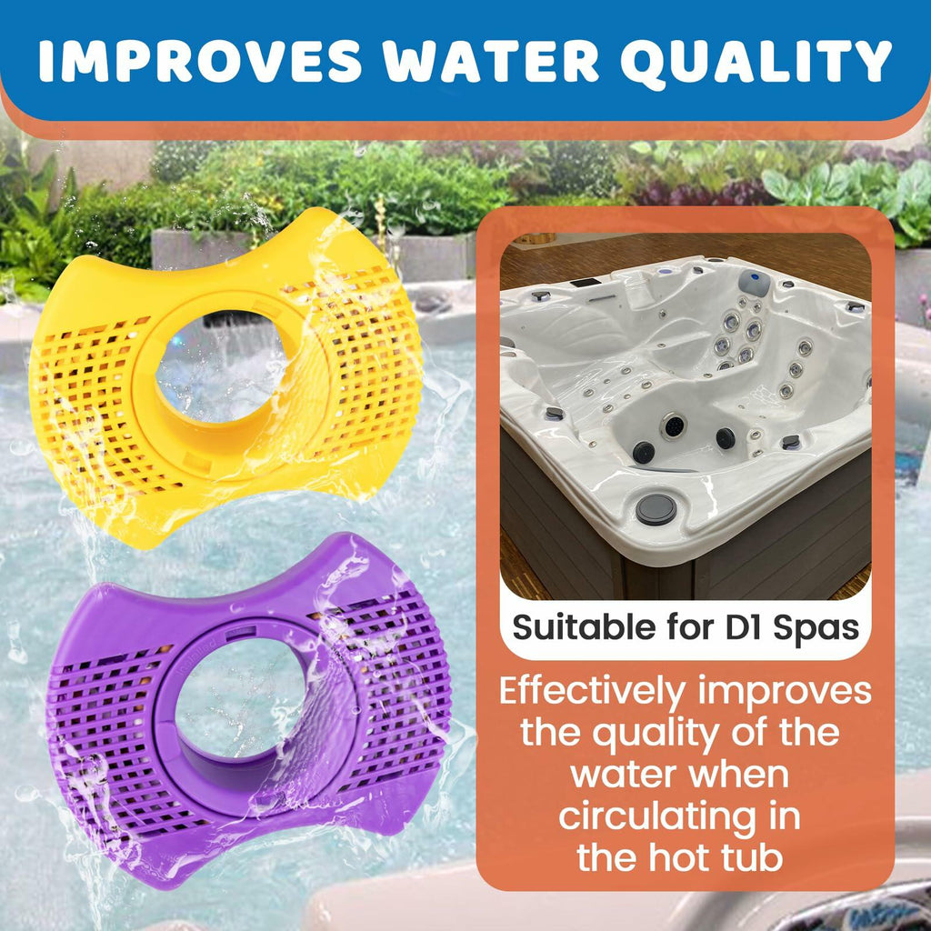 2 Packs Hot Tub Spa Mineral Filter Cartridge for Dimension One Spa Filter