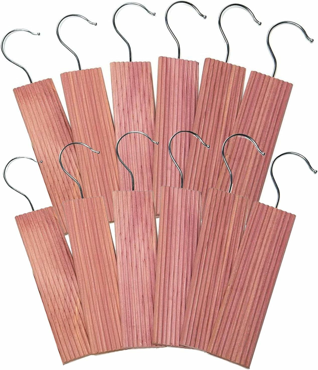 Vazpalas Cedar Blocks Clothes Storage Natural Wood Chips 12 Pack