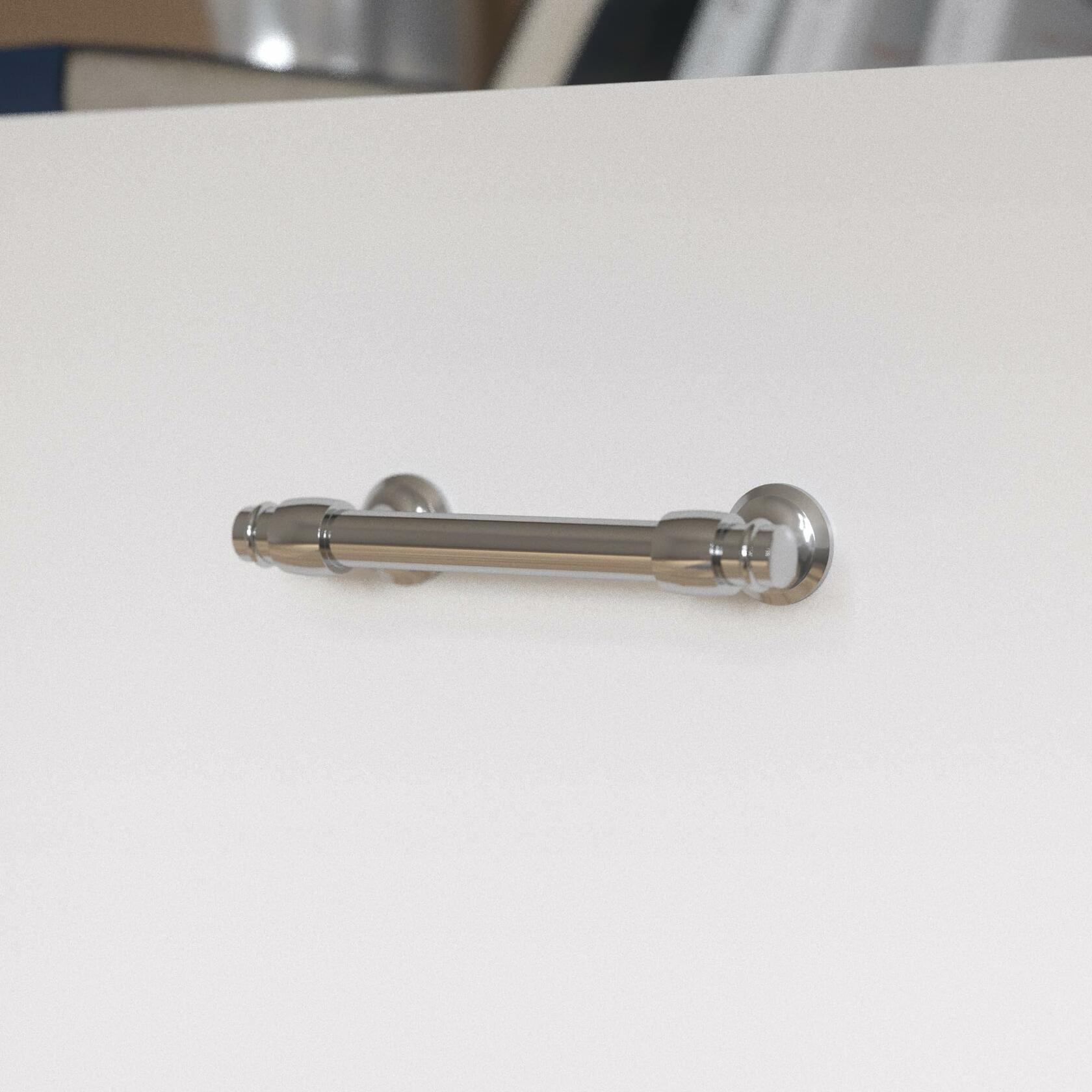 Voraus 10 Pack Cabinet Pulls Polished Chrome 3in (76mm) Drawer Handles