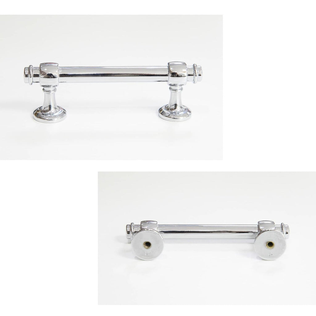 Voraus 10 Pack Cabinet Pulls Polished Chrome 3in (76mm) Drawer Handles