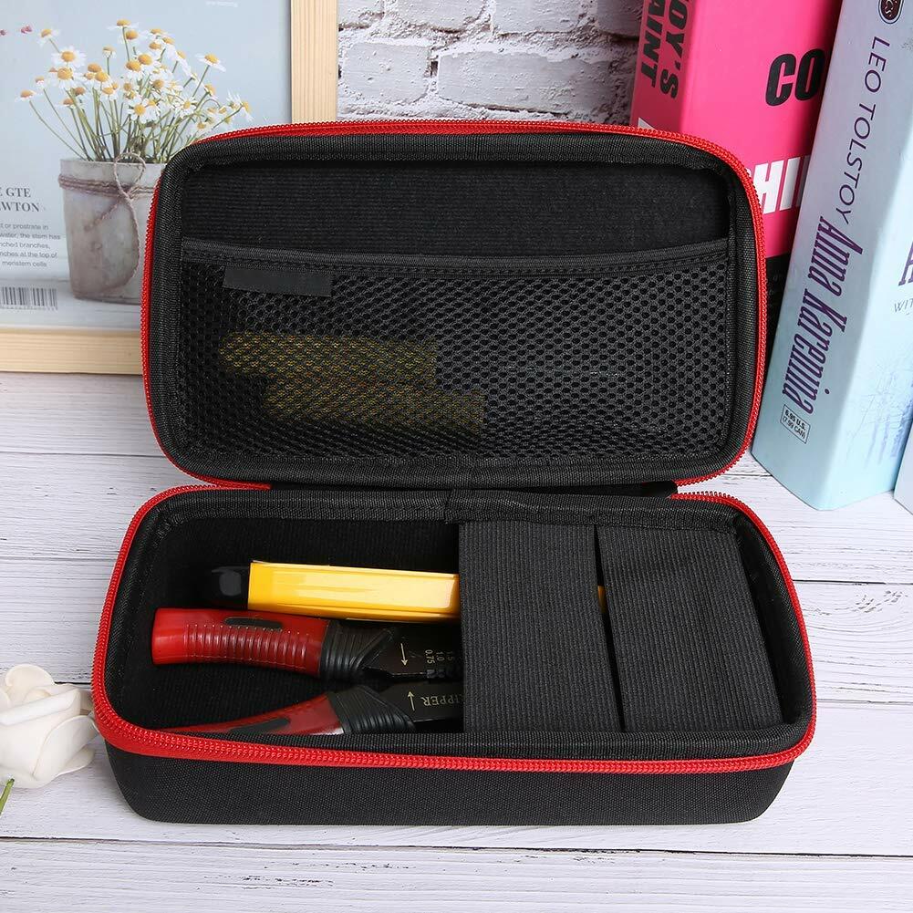 Cyrank Hard Tools Portable Storage Case EVA Hard Shell Bag 8.9x5.1x2.8in