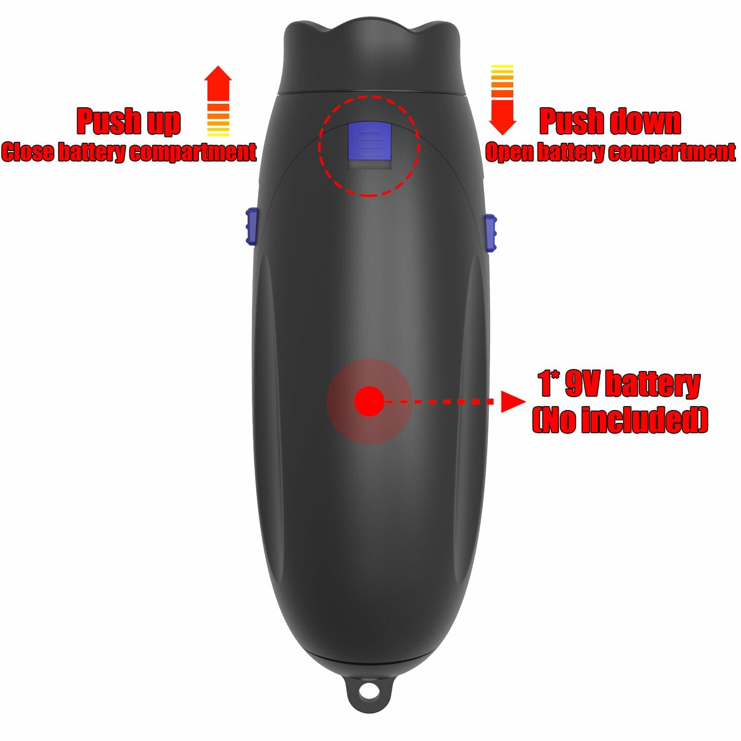 FJPTKELLY Electronic Whistle 130DB Loud 3 Tones Adjustable Blue Sports Coach