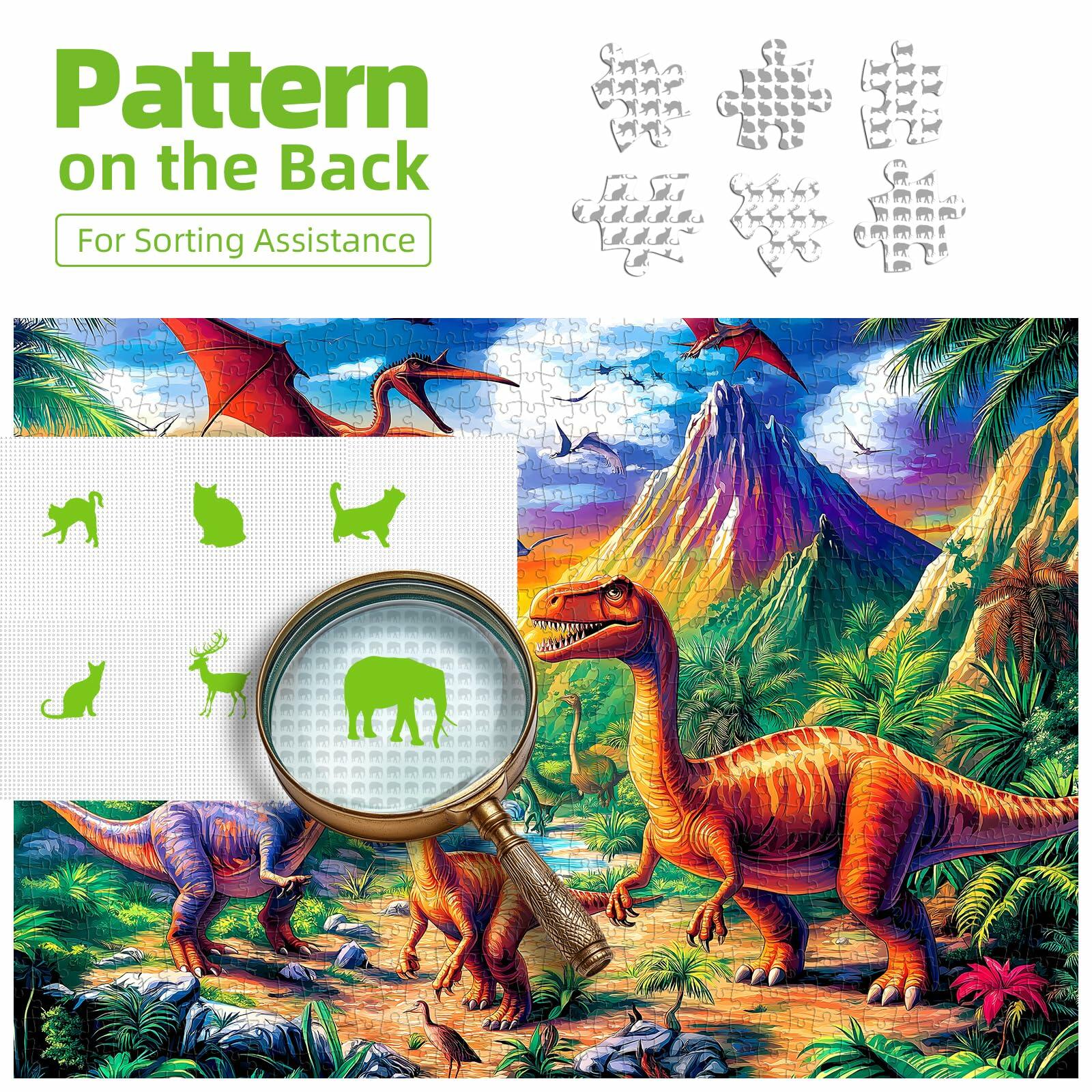 MINIWAN Unicorn Floor Puzzle 200 pcs Colorful-Forest 19x13 in