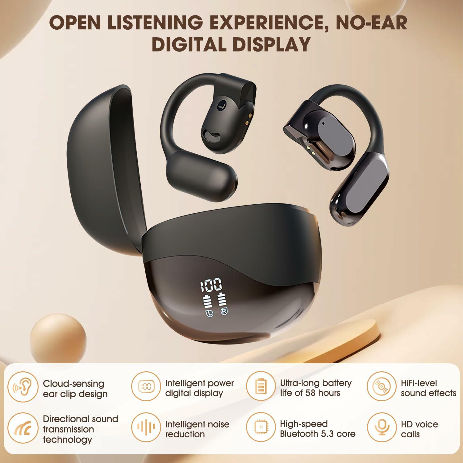 Daioai AI Language Translation Bluetooth Earbuds 144 Languages White