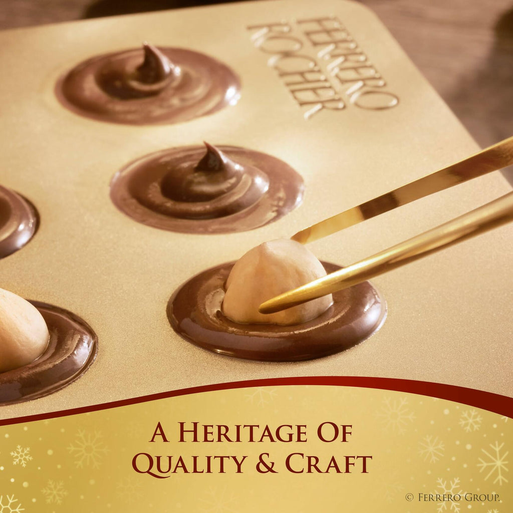 Ferrero Collection 12 Count Assorted Chocolate 4.6oz | Hazelnut, Milk, Dark