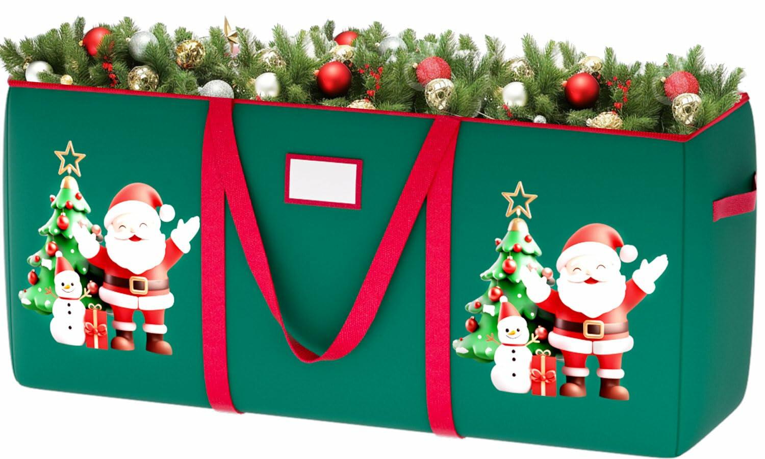 WUPIOS Christmas Tree Storage Bag 9FT Waterproof Green Large 1 Pack