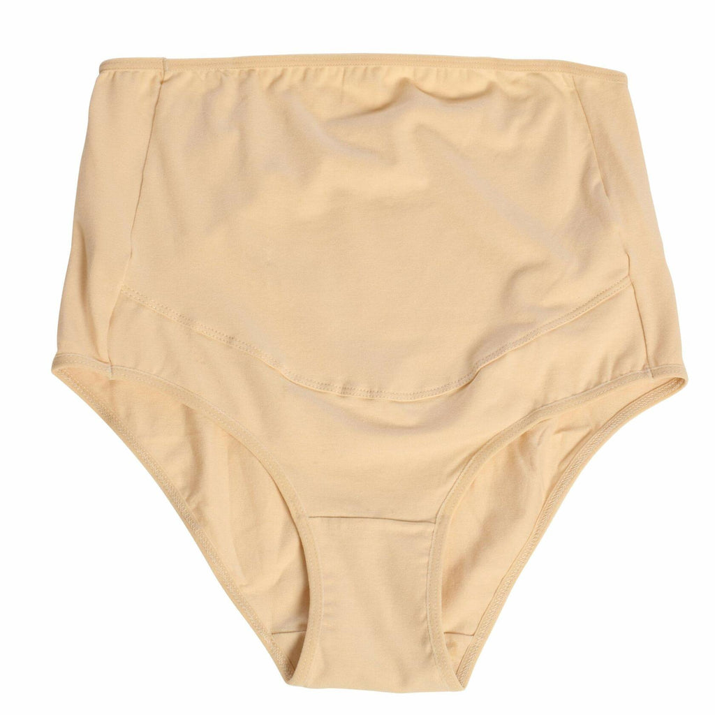 NBB Lingerie Women's Adjustable Maternity Panties High Cut Cotton Navy 3 Pack M