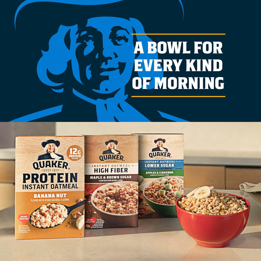 Quaker Instant Oatmeal Express Cups 4 Flavor Variety Pack 1.76oz 12 Count