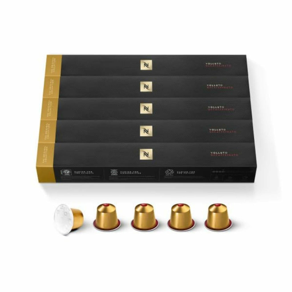 Nespresso Capsules Original Line Volluto Decaffeinato Mild Roast 50 Count