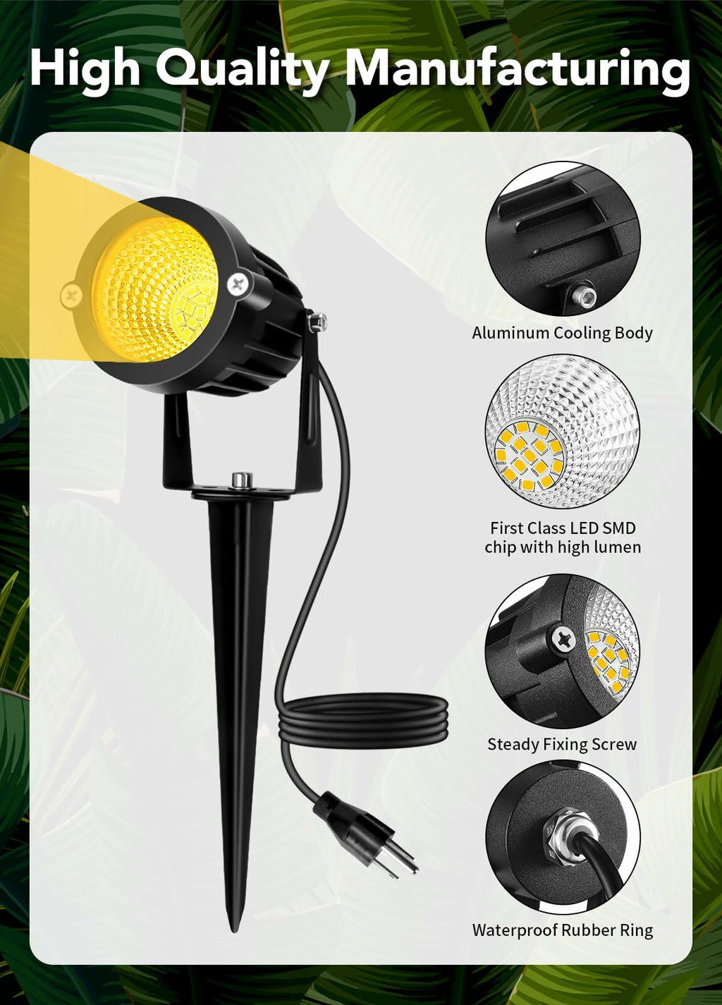 Elenora Low Voltage Landscape Lighting Kit 6W 24V 2700K Warm White IP65