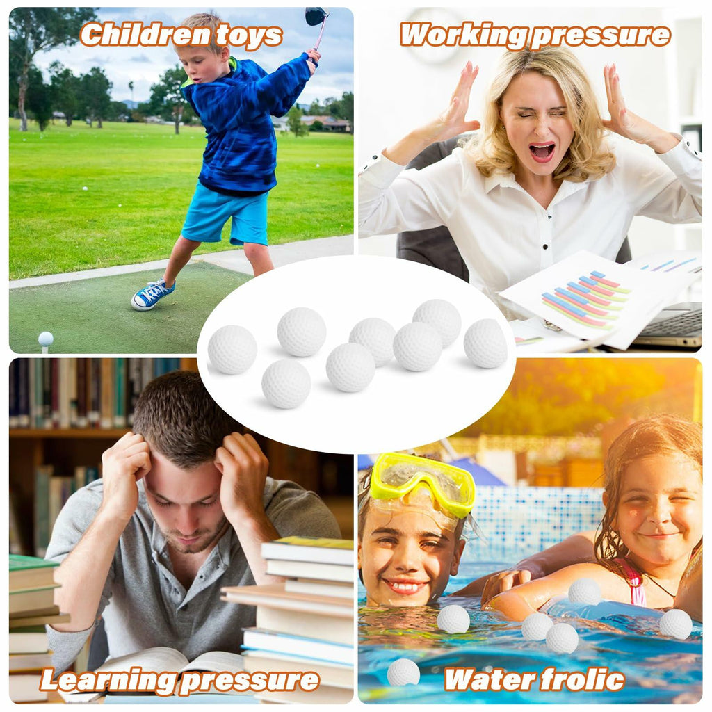 Hooqict Mini Foam Golf Stress Ball 25 Pack Small Sports Squeeze Balls