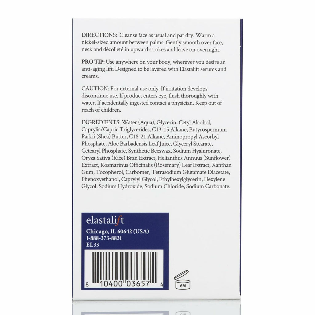 Elastalift Renewing Night Cream Vitamin C Hyaluronic Acid 1.75oz