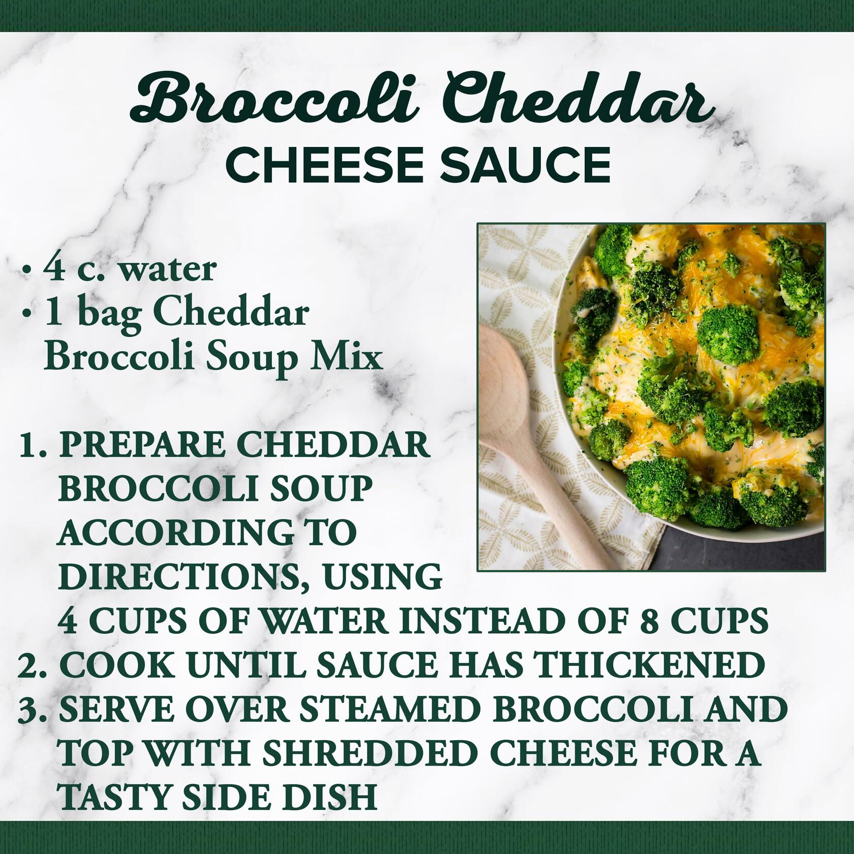 BestBy07/27 Bear Creek Cheddar Broccoli Soup Mix 10.6oz