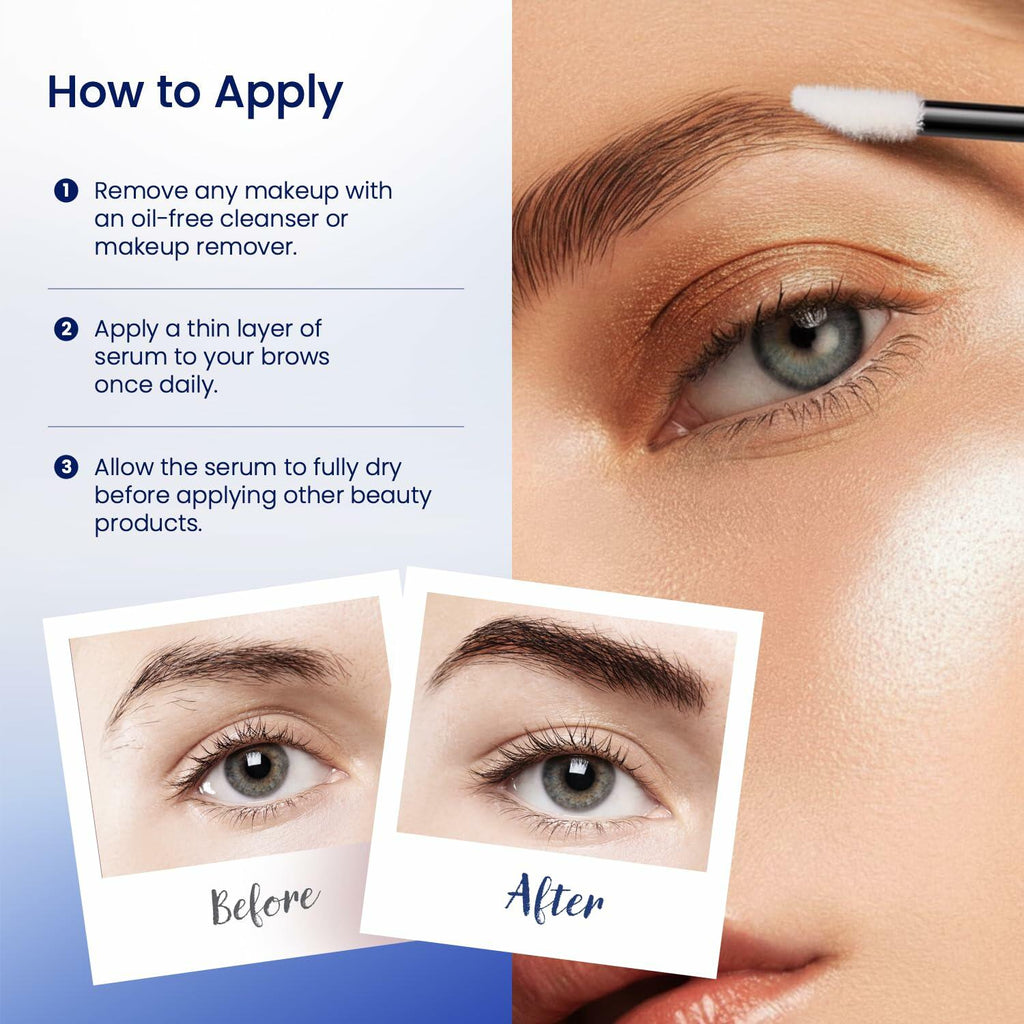 Dersie Eyebrow Growth Serum with Peptide Complex Biotin Arginine 5mL Aloe