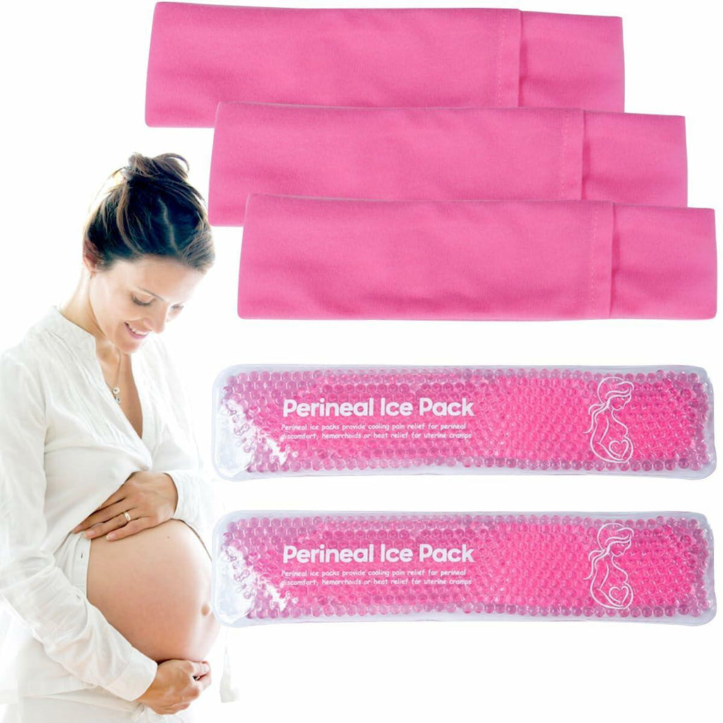 Reusable Perineal Cooling Pad – Postpartum & Hemorrhoid Pain Relief (Red)