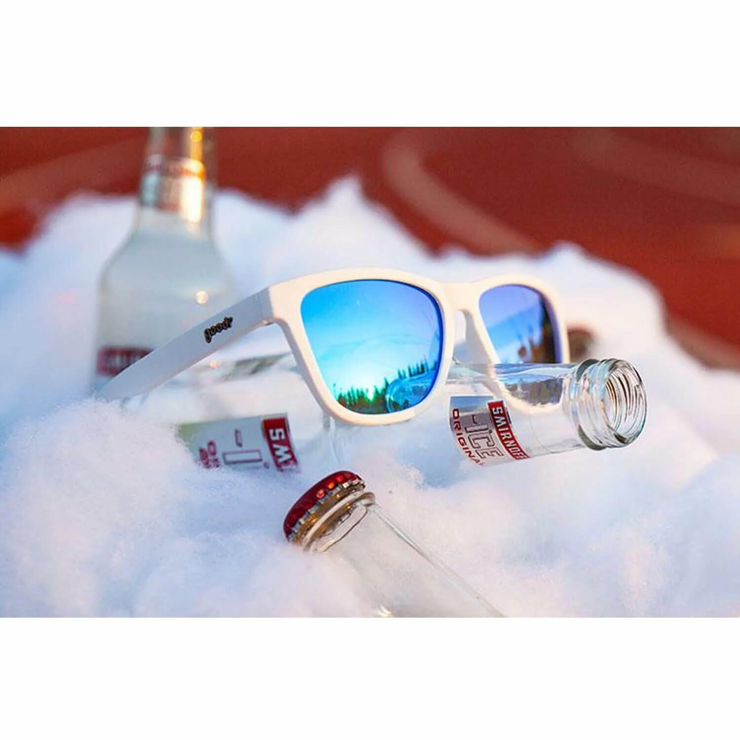 goodr Phoenix Bloody Mary Bar Polarized Sunglasses, Dark Red, UV400