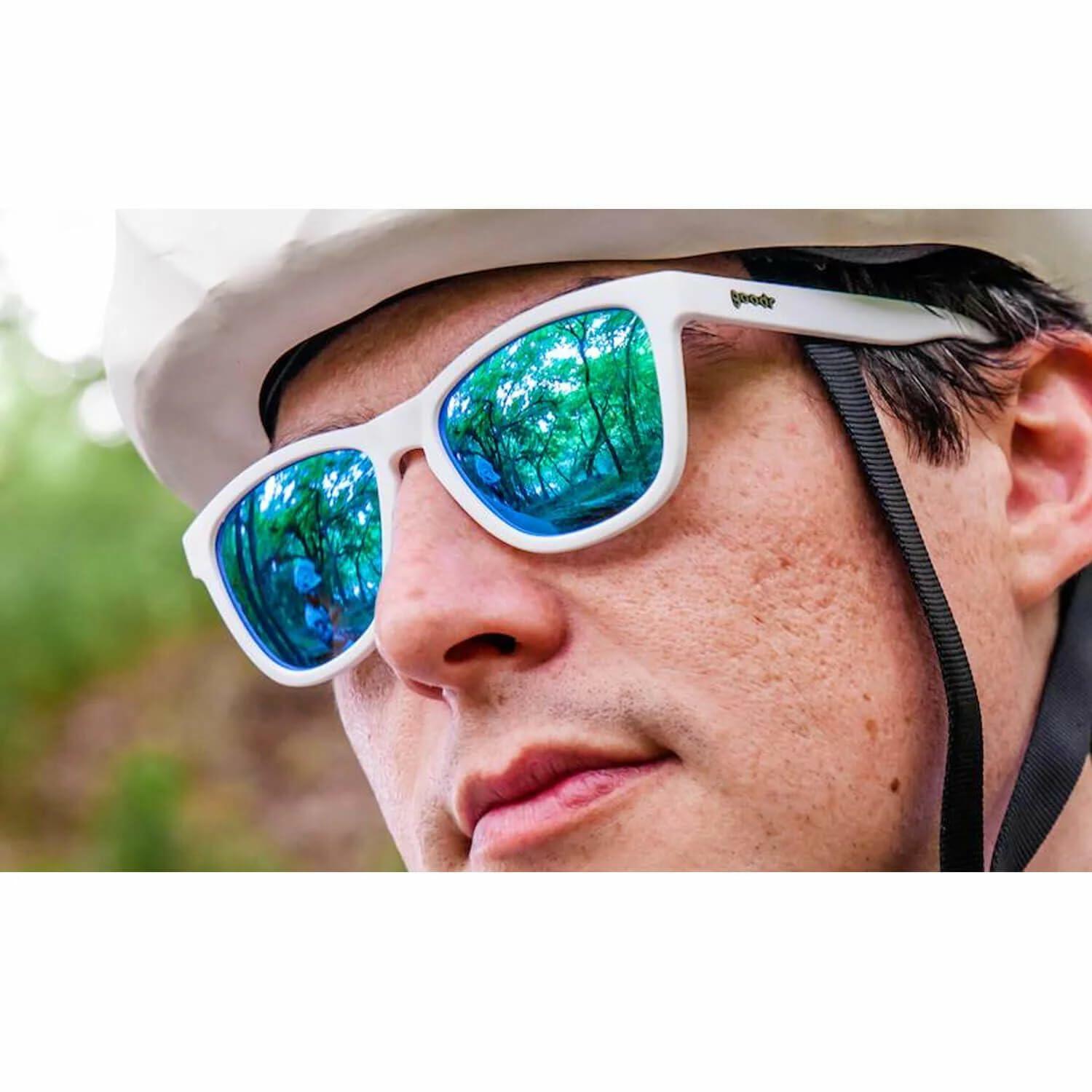 goodr Phoenix Bloody Mary Bar Polarized Sunglasses, Dark Red, UV400