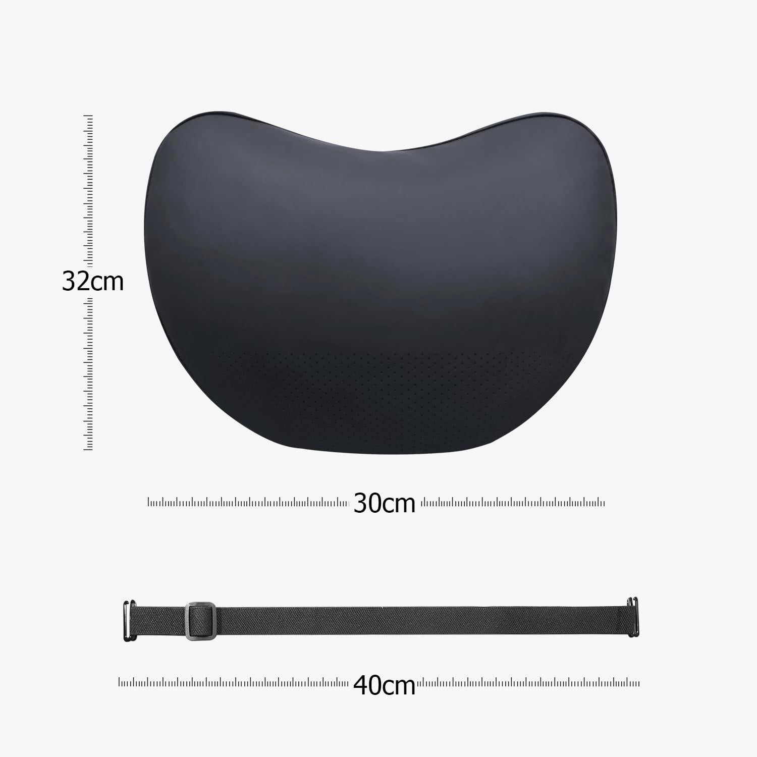 Treesiche Luxury Nappa Leather Car Headrest Pillow – Soft Ergonomic Cushion