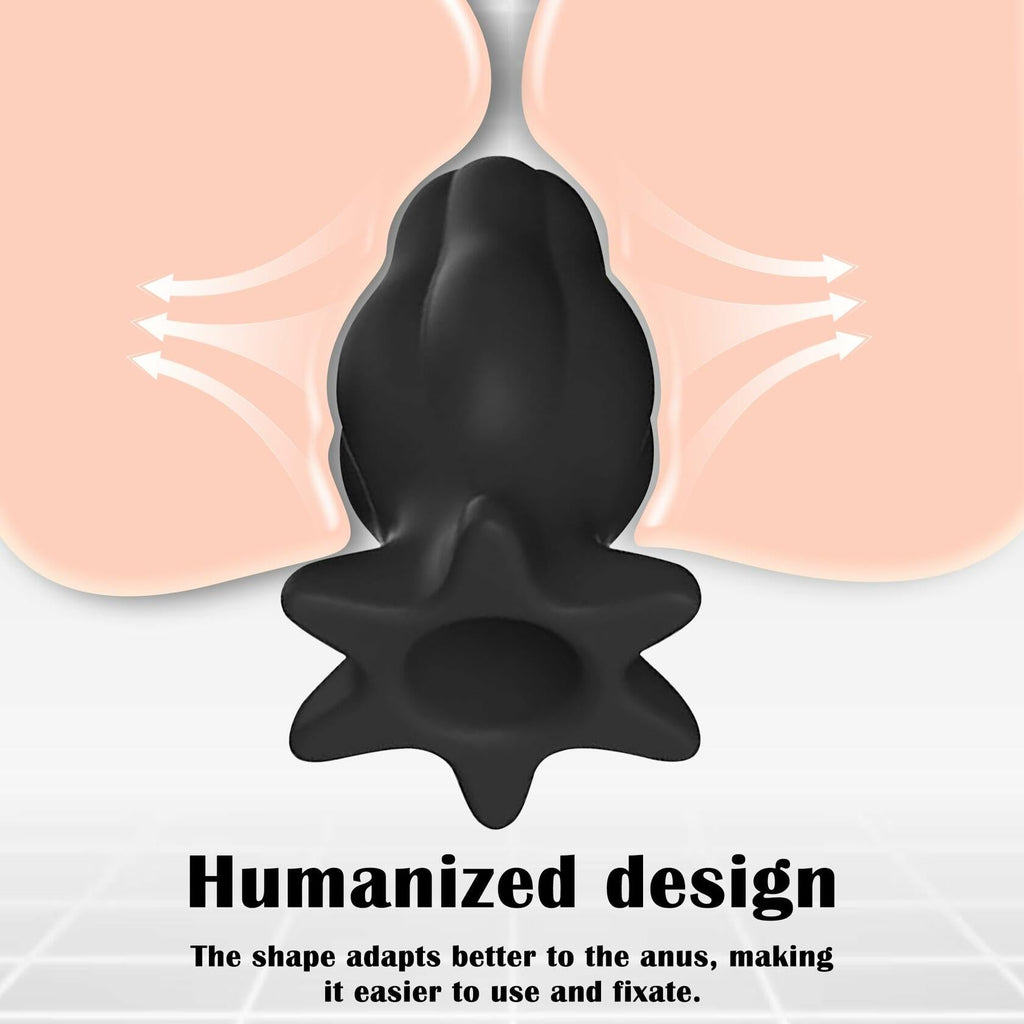 Lelisex Silicone Hollow Anal Butt Plug BDSM Sex Toy Small