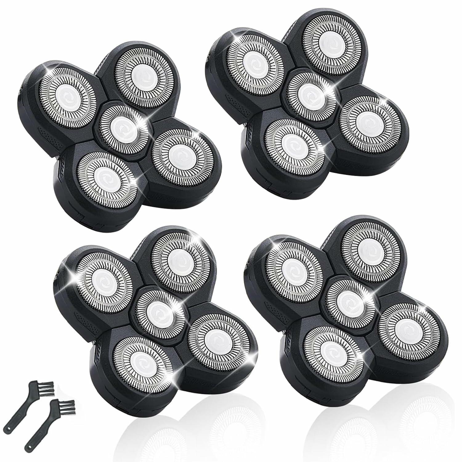 4 Pack Replacement Shaver Blades for Freedom Head Electric Razor Shaver