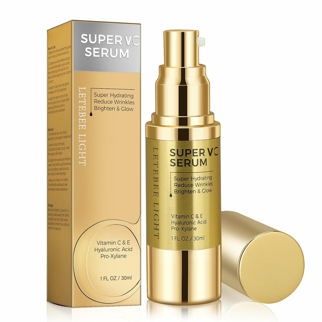 Letebee Light Super Vitamin C Serum Hyaluronic Acid Mature Skin 15g 1oz