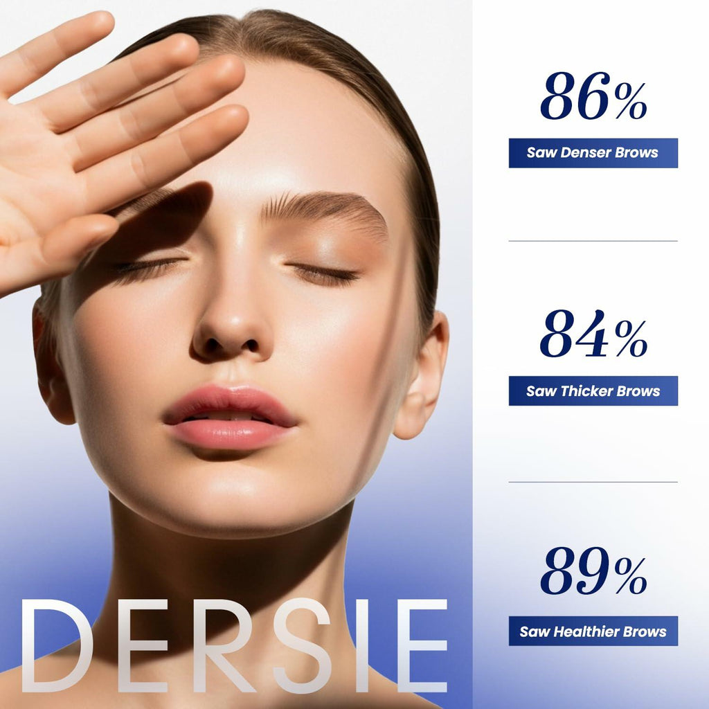 Dersie Eyebrow Growth Serum with Peptide Complex Biotin Arginine 5mL Aloe