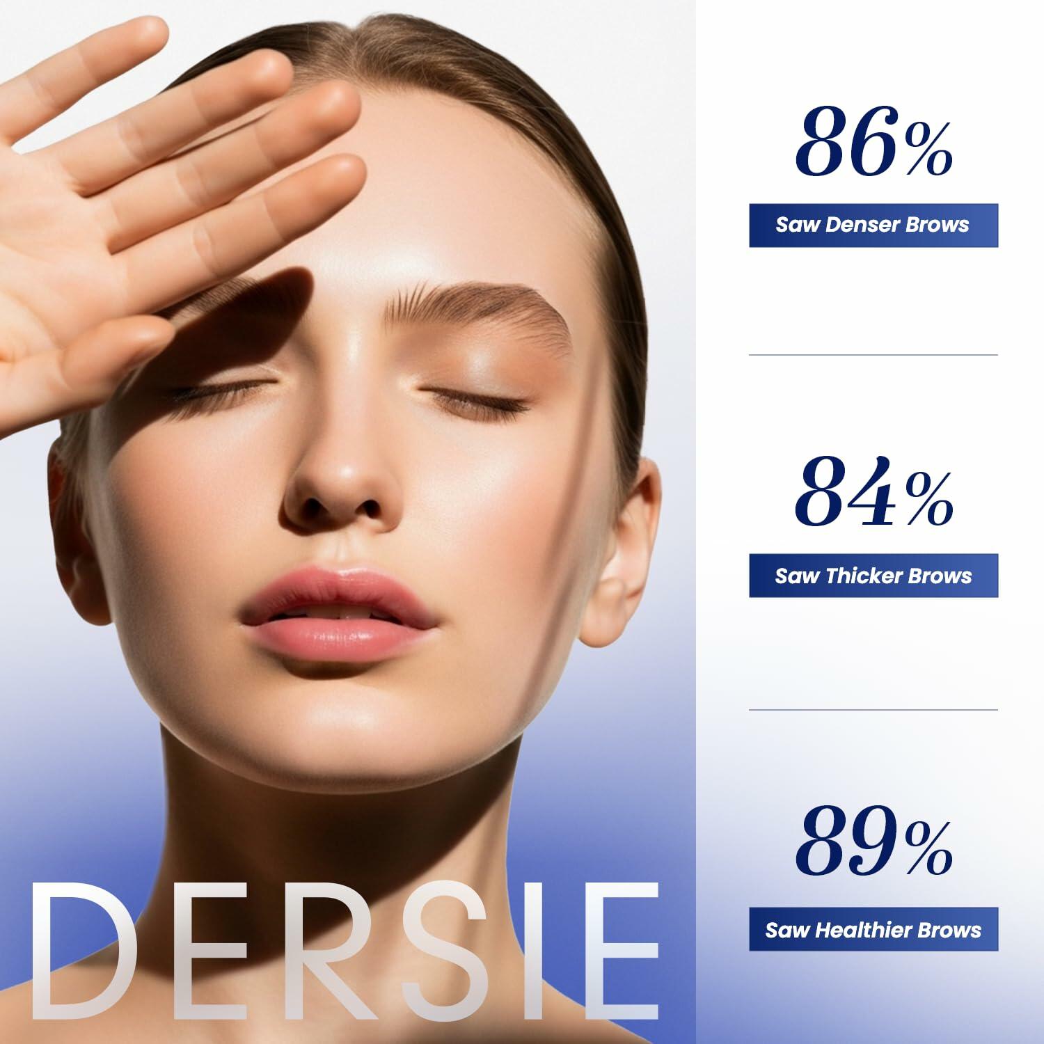 Dersie Eyebrow Growth Serum with Peptide Complex Biotin Arginine 5mL Aloe