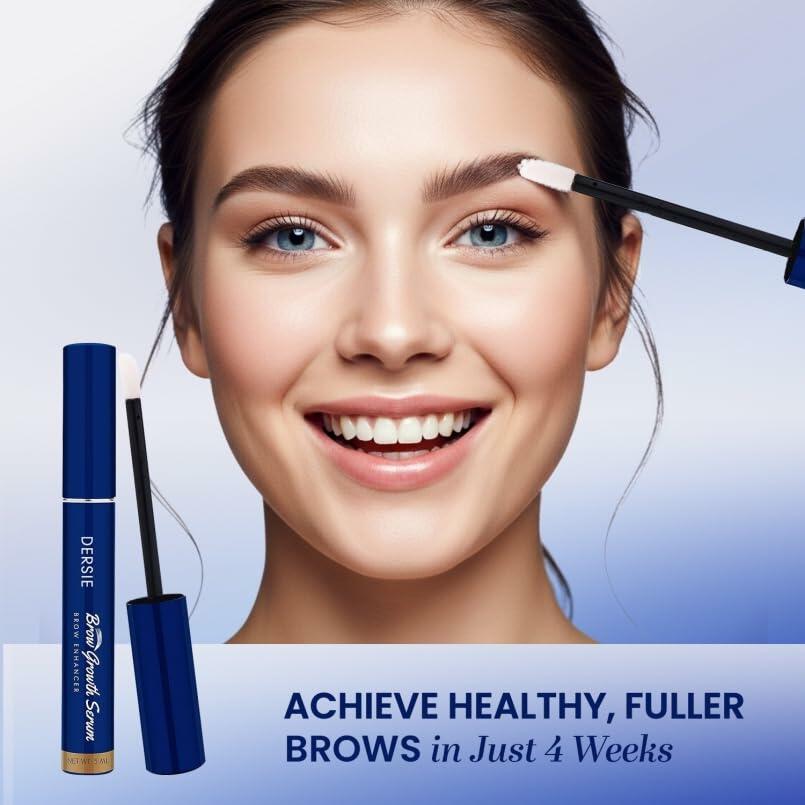 Dersie Eyebrow Growth Serum with Peptide Complex Biotin Arginine 5mL Aloe