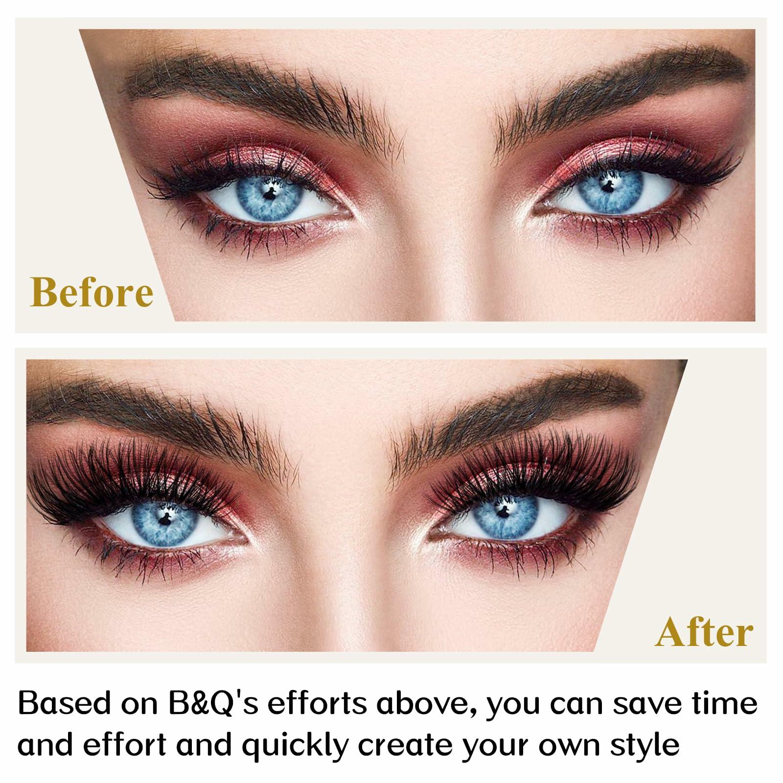DollDoki B&Q Lash Clusters B11 D Curl 10-16mm 72 Clusters Lashes