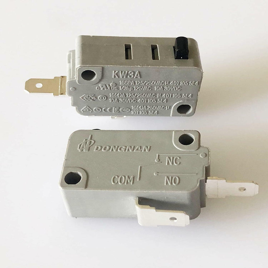 KW3A Microwave Oven Door Micro Switch 16A 125V/250V Normally Open Switch （1Pcs）