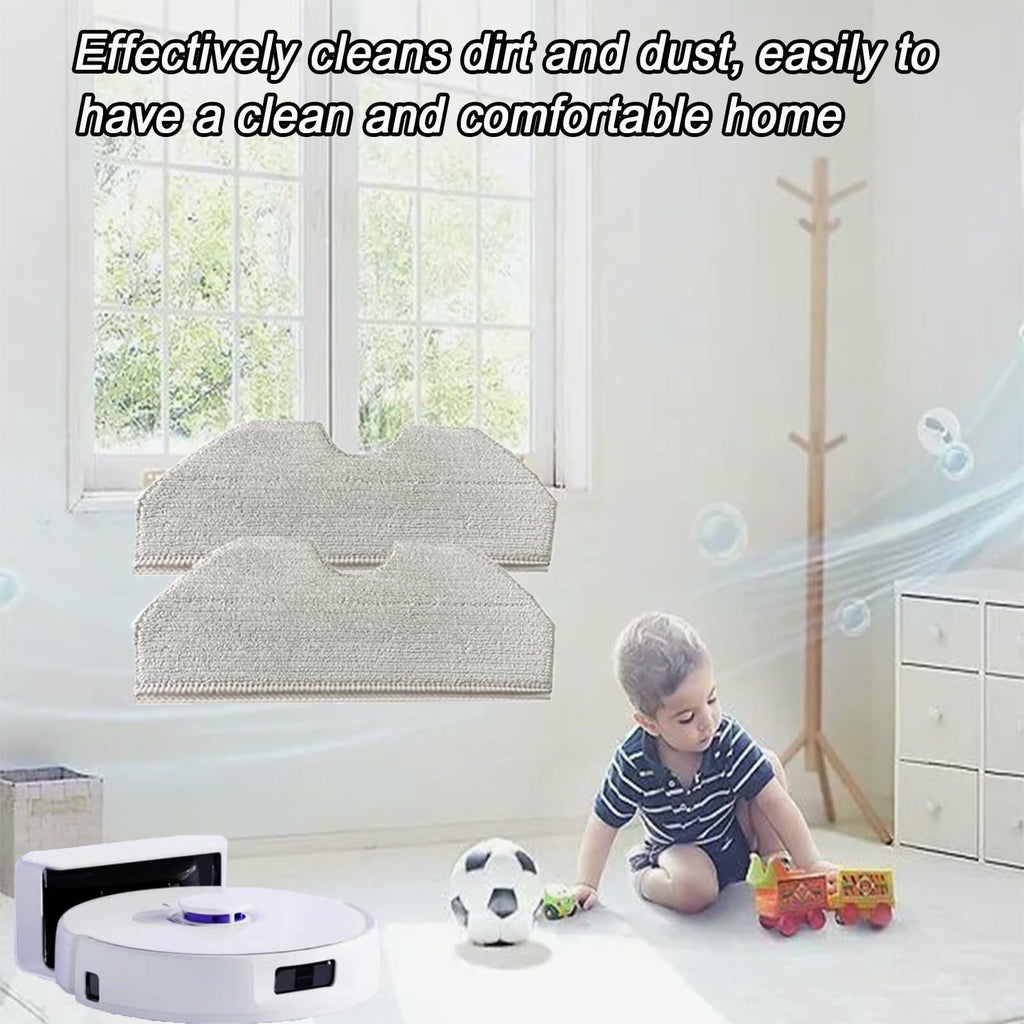 8PCS Mop Pads for Narwal Freo X Plus Robot Vacuum Cleaner Washable Reusable