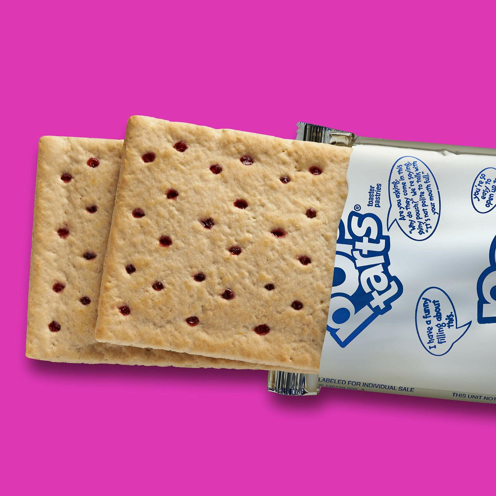 Pop-Tarts Unfrosted Strawberry Toaster Pastries 8-Count 14.7oz Exp. JUN/30