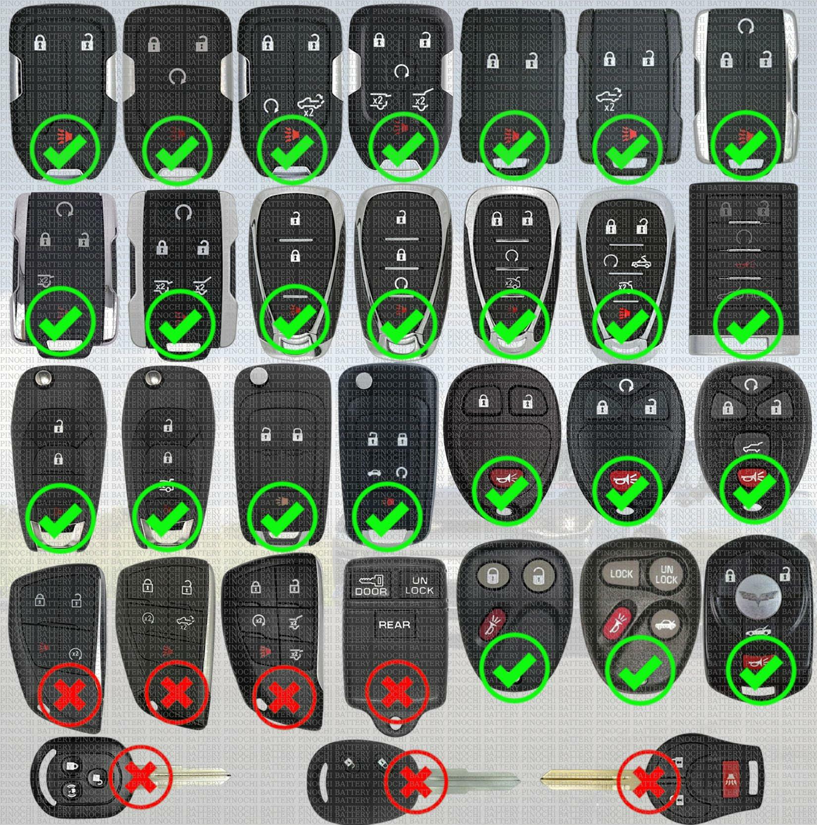 Chevy & GMC Key Fob Battery Replacement for Silverado, Equinox, Malibu, Tahoe