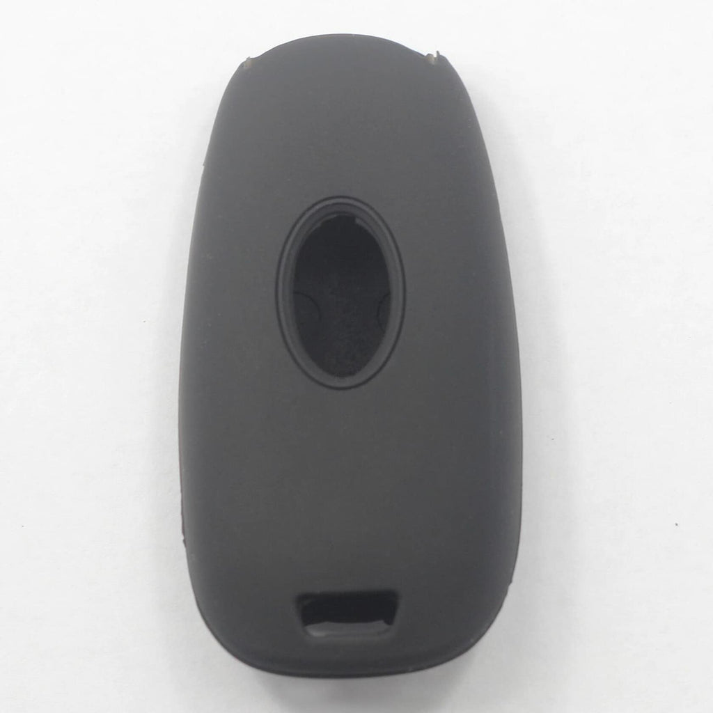KCPros 2PCS Black Silicone Key Fob Cover Case 5-Button With Keychain Hyundai