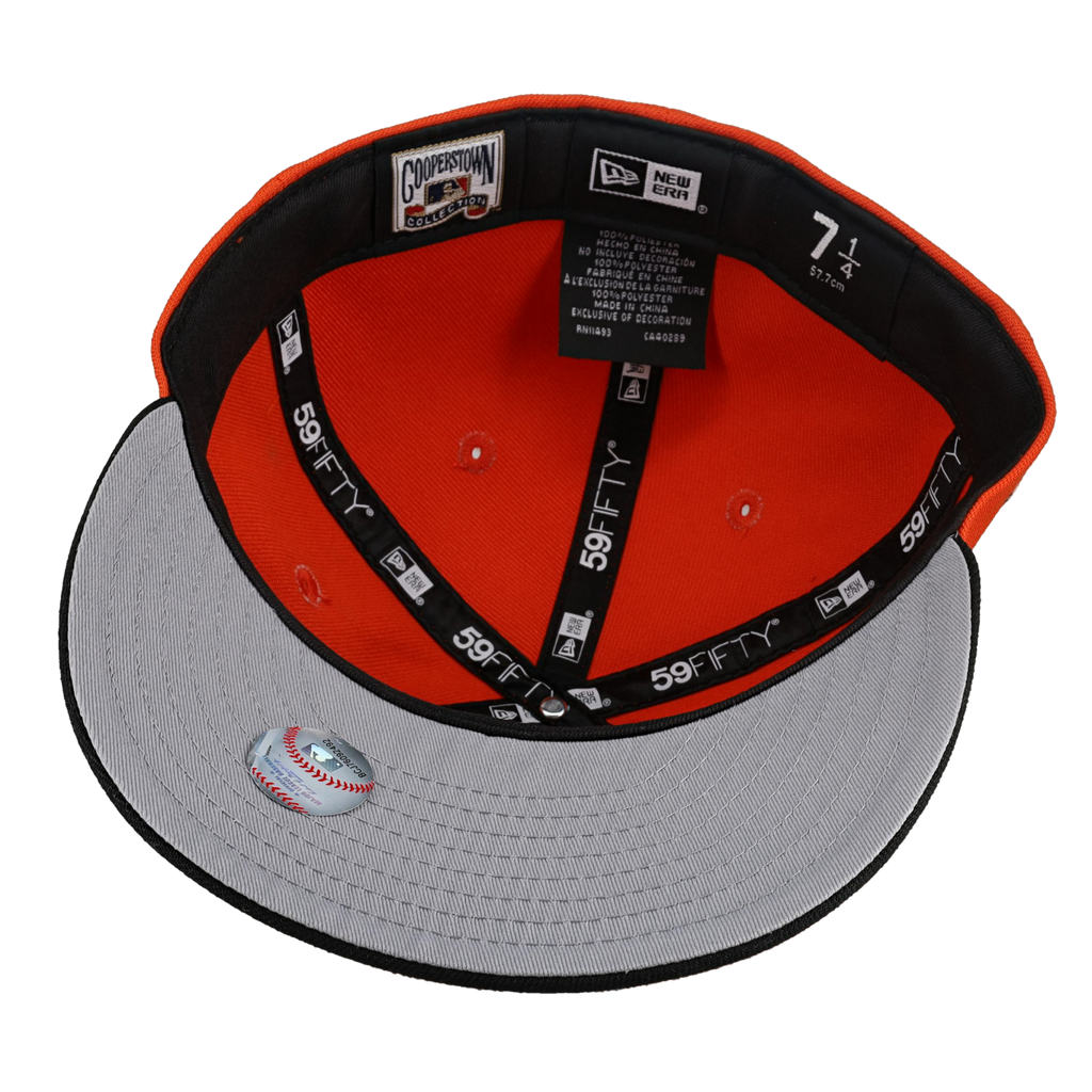 Anaheim Angels 40th Season Patch Orange 59Fifty Fitted Hat