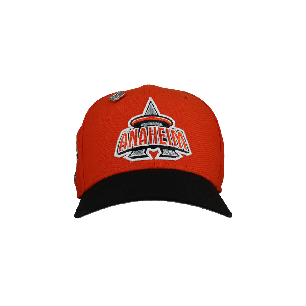 Anaheim Angels 40th Season Patch Orange 59Fifty Fitted Hat